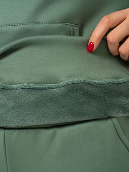 Костюм жен.спорт. С утепл. (мех)_390/оливковый - Ihomelux фото 6