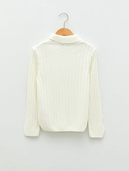 Bal?k?? Yaka Basic Uzun Kollu Erkek ?ocuk Triko Kazak - Waikiki фото 2