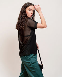 Футболка с шифоновой спинкой 15.4.8 - Sahar art lab фото 3