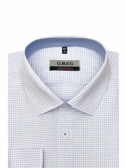 Сорочка мужская длинный рукав GREG 124/237/6114/ZN/1p STRETCH  фото 3