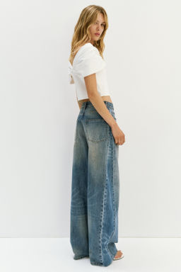 Straight Regular Waist Jeans - H&m фото 2