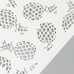 Трафарет пластик «Ананасы», 15×15 см