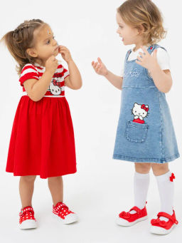 PlayToday / Платье-боди детское трикотажное для девочек  фото 5