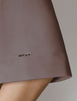 Футболка из эластичного футера с авторским принтом - Vilatte фото 5