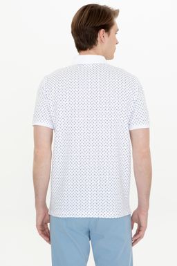 U. S. Polo Assn Мужская темно-синяя футболка с воротником-поло - U.s. polo assn фото 5