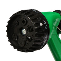 Набор: пистолет для полива, 7 режимов, коннектор 1/2" (12 мм), адаптер 1/2"−3/4" (12 мм−19 мм), Greengo