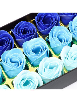 Мыльные розы, синие оттенки, набор 18 шт. - SB BEAUTY фото 11