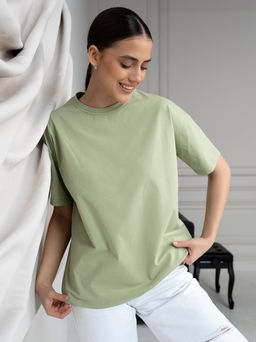 Футболка унисекс Оверсайз, цв. Фисташка