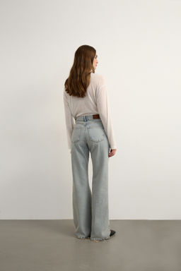 Джинсы клеш с высокой посадкой - Mollis фото 4