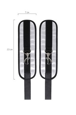 Фиксаторы для рук Anonymo, полиэстер, серебряные, 23 см - Toyfa фото 9