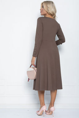 Платье Шоколад (коричневое) П11296 - Lt collection фото 2
