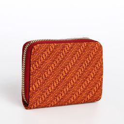 Кошелёк на молнии Сердце, жёлтый