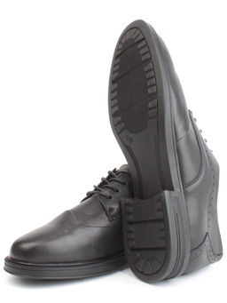 03-DYL141-1 BLACK Полуботинки женские (натуральная кожа)