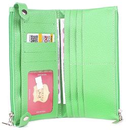 Портмоне женское Premier-S-03 н/к, 5 отд, 11 карм, зеленый флотер (322) 194950 фото 3