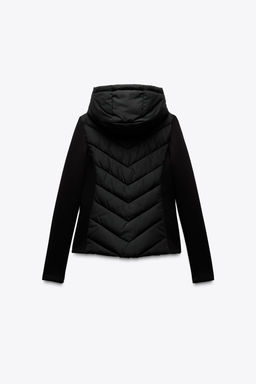 CONTRAST PUFFER JACKET - Zara фото 7