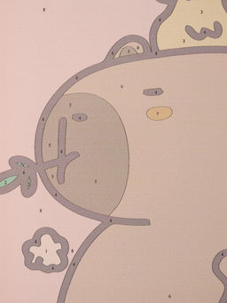 Картина по номерам на подрамнике Draw Me! Capybara and ducks, (20*20 см)