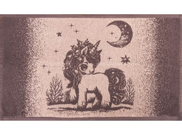 Полотенце махровое 6с104.411ж1 Волшебная ночь(т.с.мальв1) 67х40см