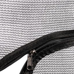 Батут ROCKET, d=140, внешняя сетка высотой 88 см., общая высота 122 см. черный с желтым