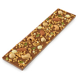 Шоколад молочный с украшением Кешью, фундук, миндаль, 110 гр , ТМ VERVALLI - Chokodelika фото 4