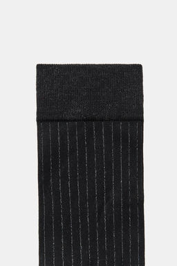 STRIPED SOCKS WITH METALLIC THREAD - Zara фото 3