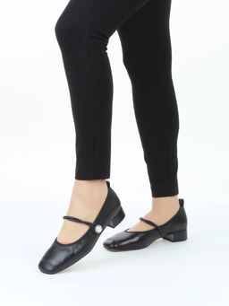 06-B69A-121A BLACK Туфли женские (натуральная кожа)