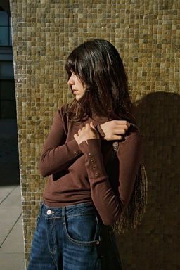 JERSEY B?SICO PUNTO LISO / Chocolate - Zara фото 2