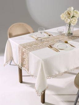 Скатерть Этель. Новогодние олени, 140?200 см, 100% п/э