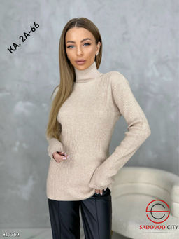 Водолазка однотонная, лапша - Bruno фото 10