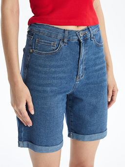 Bermuda Fit Kad?n Jean ?ort