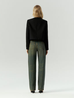 ЕМКА / Укороченный жакет с круглым вырезом - Emka фото 5