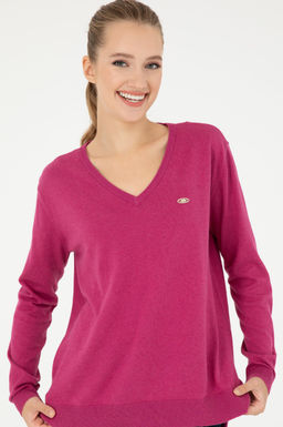 Женский РОЗОВЫЙ базовый свитер Неожиданная скидка в корзине - U.s. polo assn фото 3