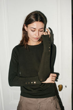 BASIC PLAIN KNIT JUMPER - Zara фото 8