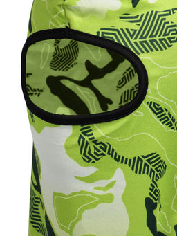 Маска-балаклава Green Spots, размер универсальный, зелёная