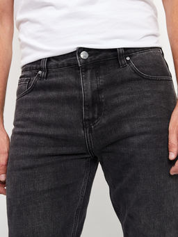 Утепленные мужские джинсы зауженного кроя с начесом - Mossmore фото 5