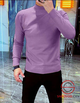 Мужская водолазка однотонная - Bruno фото 6