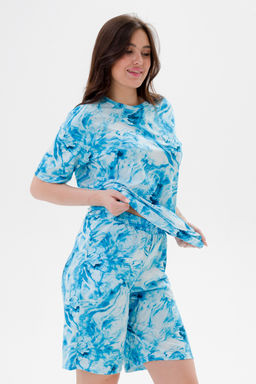 Костюм из кулирки унисекс дым бирюза - Амадэль фото 14