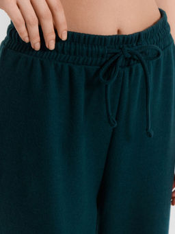 Брюки домашние женские зеленые изумруд 532336-1