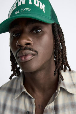 CAP WITH RAISED SLOGAN - Zara фото 4