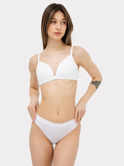 Цена за 2 штуки! Трусы женские классические в белом цвете белый 412528 - Mark formelle фото 2