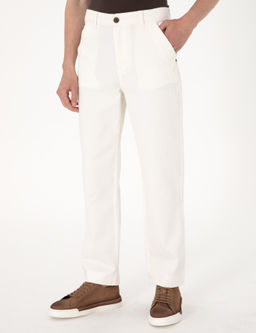 Ekru Loose Fit Jean Pantolon - Pierre cardin фото 2
