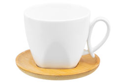 Чашка для капучино и кофе латте 280 мл 12*9*7,5 см Айсберг + дер. подставка - Elan gallery фото 21