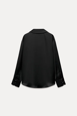 SATIN SHIRT - Zara фото 20