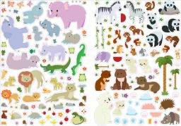 600 наклеек. Животные - Робинс фото 5