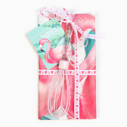 Набор подарочный Вдохновения: полотенце 40?73 см, венчик кухонный - Этель фото 6