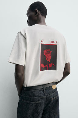 Футболка Estampación Flor белая