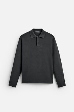 VISCOSE BLEND KNIT POLO SHIRT - Zara фото 15