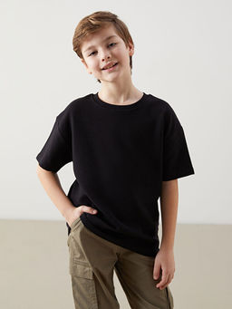 Bisiklet Yaka Basic Erkek ?ocuk Ti??rt