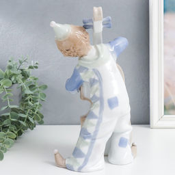 Фигурка керамика «Клоун с контрабасом», цветной, 27×12.5×15 см