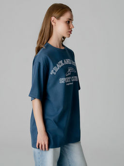 Арт. 3188 Футболка женская оверсайз 42-48 (4 шт) Цвет:изумрудный - Калинка фото 4