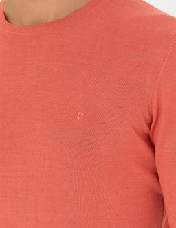 Somon Slim Fit Bisiklet Yaka Y_n Kar___ml_ Basic Triko Kazak - Pierre cardin фото 7